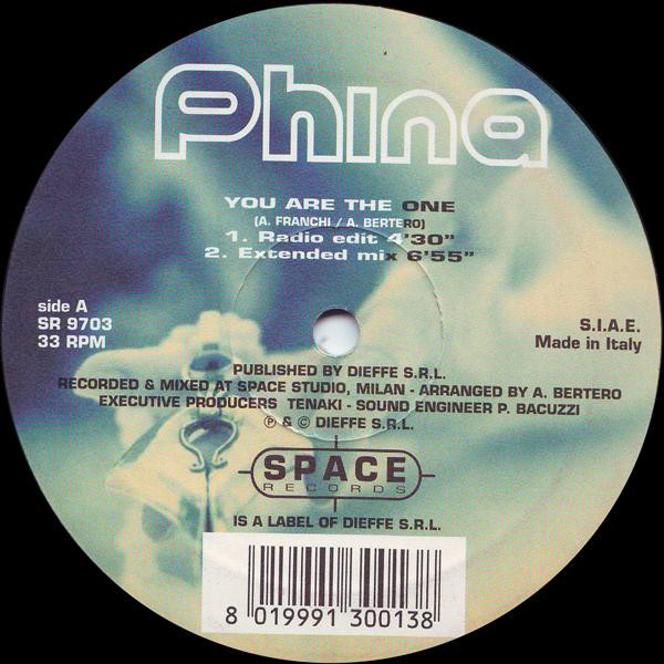 Phina - You Are The One | Space Records (SR 9703)