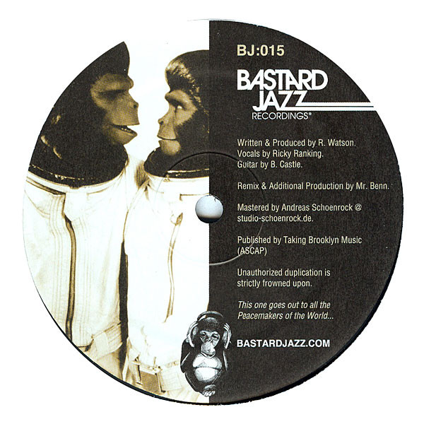 The Magic Fly Featuring Ricky Ranking - 2 Planets | Bastard Jazz Recordings (BJ:015) - 2