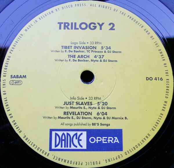 Trilogy - Tibet Invasion | Dance Opera (DO 416) - 2