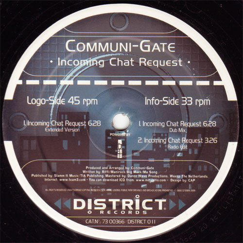 Communi-Gate - Incoming Chat Request | District Records (DISTRICT 011) - 2