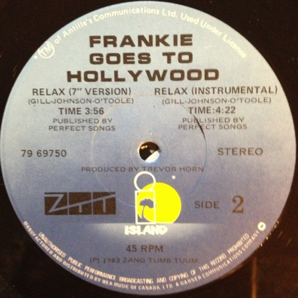Frankie Goes To Hollywood - Relax | Island Records (79 69750) - 4 Frankie Goes To Hollywood - Relax | Island Records (79 69750) - 4