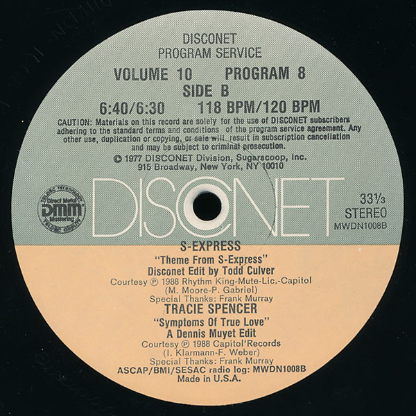 Various - Volume 10 Program 8 | Disconet Program Service (MWDN 1008) - 2 Various - Volume 10 Program 8 | Disconet Program Service (MWDN 1008) - 2