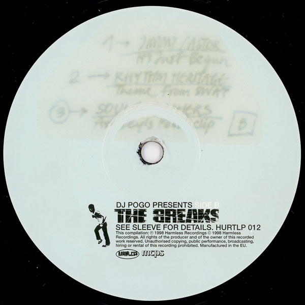 Various , DJ Pogo - The Breaks (Original B Boy Street Funk & Block Party Classics) | Harmless (HURTLP 012) - 4