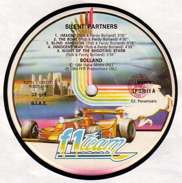 Bolland & Bolland - Silent Partners | F1 Team (LP 33611) - 2