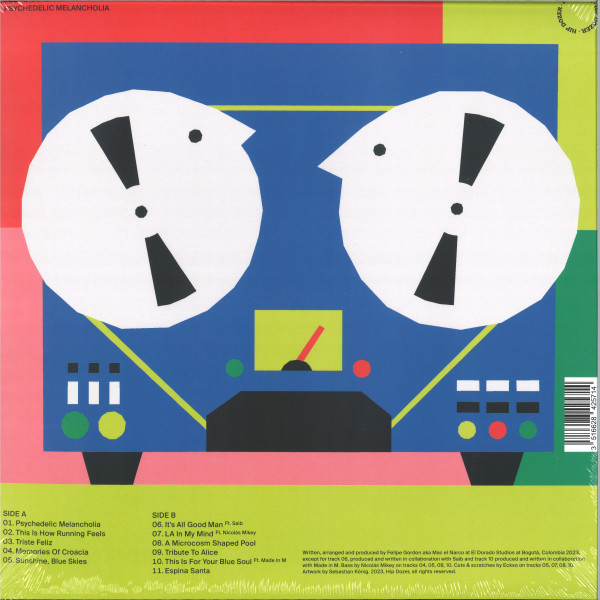 Felipe Gordon - Psychedelic Melancholia | Hip Dozer (HD16) Felipe Gordon - Psychedelic Melancholia | Hip Dozer (HD16)