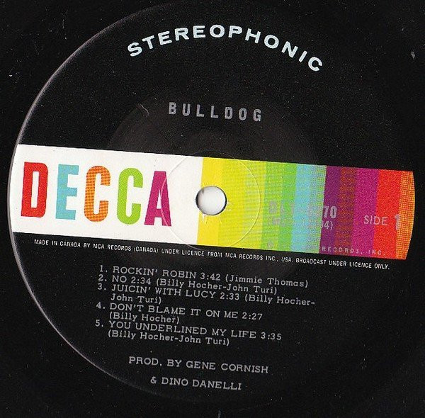Bulldog - Bulldog | Decca (DL 7-5370) - 4