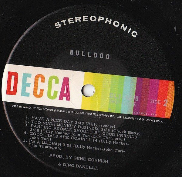 Bulldog - Bulldog | Decca (DL 7-5370) - 3