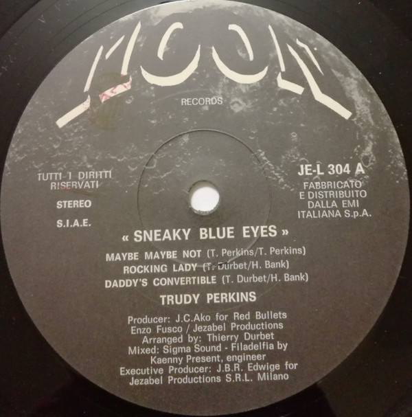 Trudy Perkins - Sneaky Blue Eyes | Moon Records (JE-L 304) - 2 Trudy Perkins - Sneaky Blue Eyes | Moon Records (JE-L 304) - 2