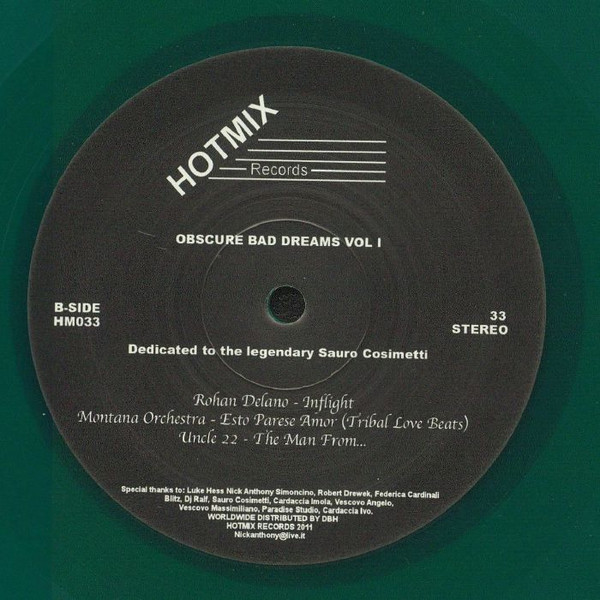 Various - Obscure Bad Dreams Vol. I | HotMix Records (HM033) - 2 Various - Obscure Bad Dreams Vol. I | HotMix Records (HM033) - 2