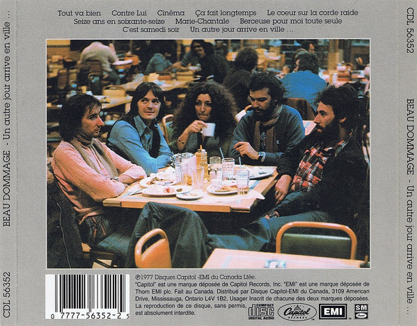 Beau Dommage - Un Autre Jour Arrive En Ville... | Capitol Records (CDL 56352) - 2