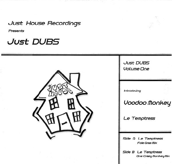 Voodoo Monkey - Just Dubs Volume One | Just House Recordings (JDUBS001)