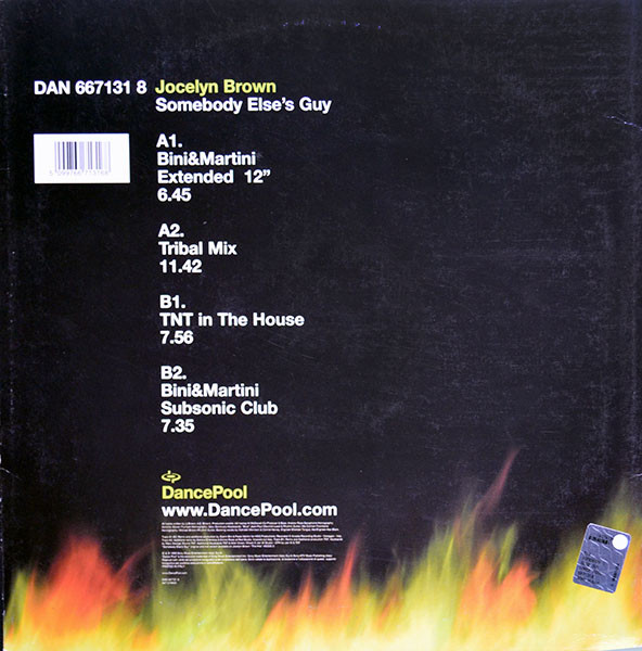 Jocelyn Brown - Somebody Else's Guy | Dance Pool (DAN 667131 8) - 2
