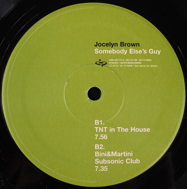 Jocelyn Brown - Somebody Else's Guy | Dance Pool (DAN 667131 8) - 4