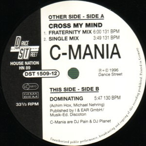 C-Mania - Cross My Mind | House Nation (HN 089) - 2