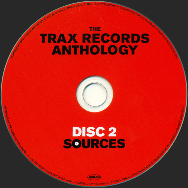 Various - The Trax Records Anthology | Harmless (HURTXCD 141) - 2