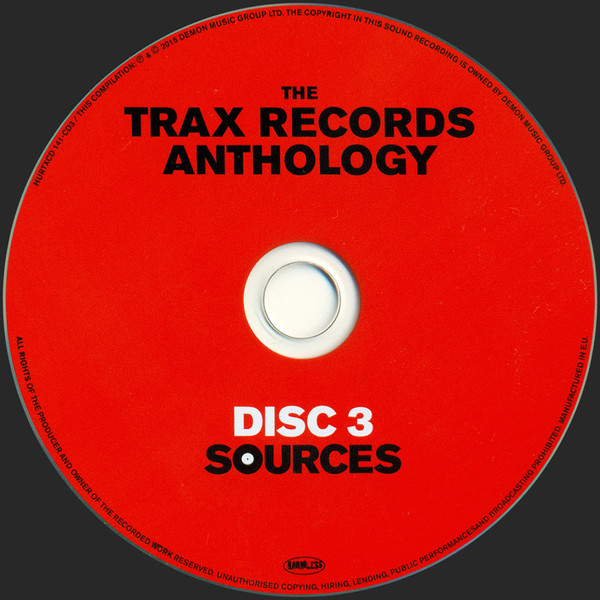 Various - The Trax Records Anthology | Harmless (HURTXCD 141) - 3