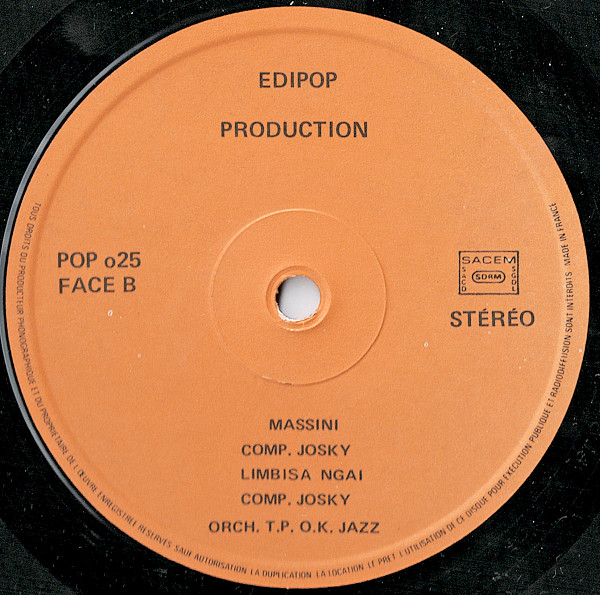 Josky Kiambukuta - Franco Présente Josky-Kiambukuta Du T.P.O.K. Jazz (Mehida) | Edipop Production (POP 025) - 4