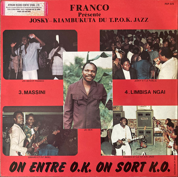 Josky Kiambukuta - Franco Présente Josky-Kiambukuta Du T.P.O.K. Jazz (Mehida) | Edipop Production (POP 025) - 2
