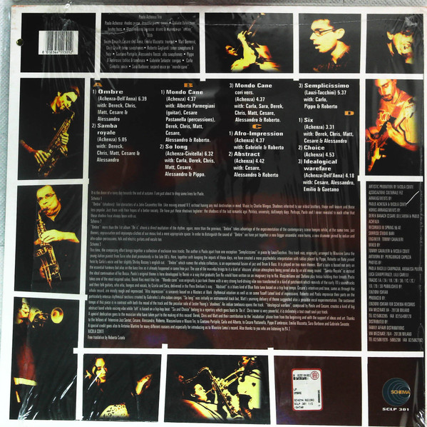 Paolo Achenza Trio - Ombre | Schema (SCLP 301) - 2