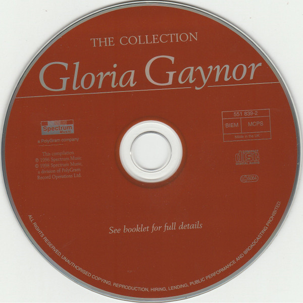 Gloria Gaynor - The Collection | Spectrum Music (551 839-2) - 3 Gloria Gaynor - The Collection | Spectrum Music (551 839-2) - 3