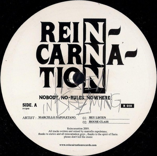 Marcello Napoletano - Listen In Dreaming | Reincarnation (R 010) - main