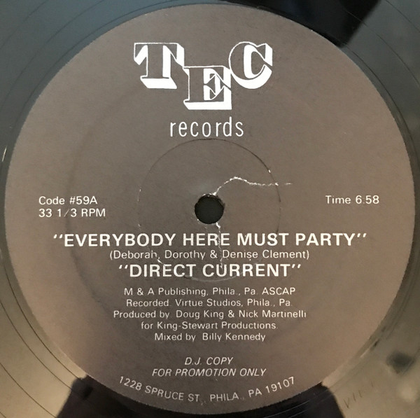 Direct Current - Everybody Here Must Party | TEC Records (#59)