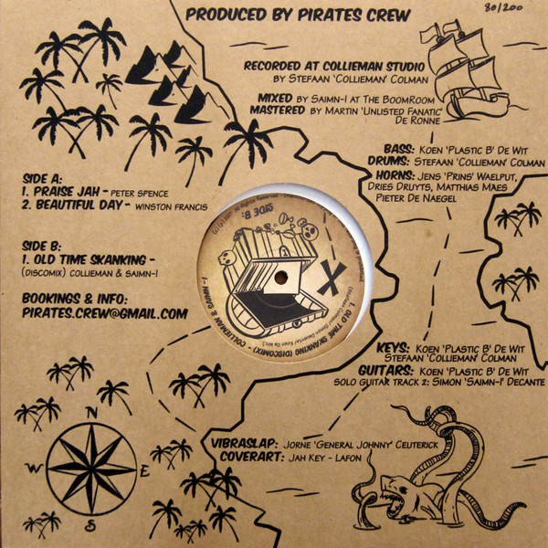 Winston Francis  &  Peter Spence  &  Stefaan "Collieman" Colman  &  Saimn-I - Old Time Skanking | Pirates Crew Recordings (PIRATECREW002) - 3