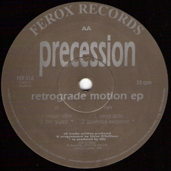Precession - Retrograde Motion EP | Ferox Records (FER 016)