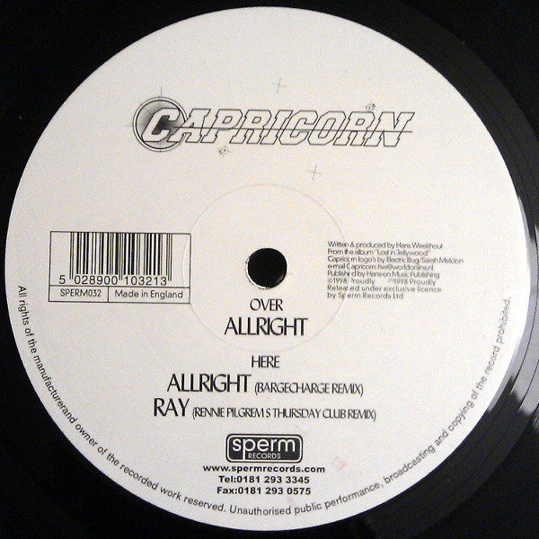 Capricorn - Allright | Sperm Records (SPERM032)