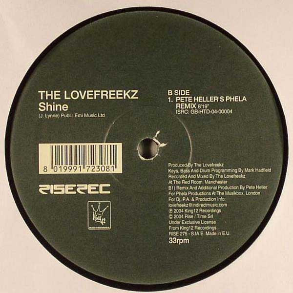 The Lovefreekz - Shine | Rise (RISE 275) - 3