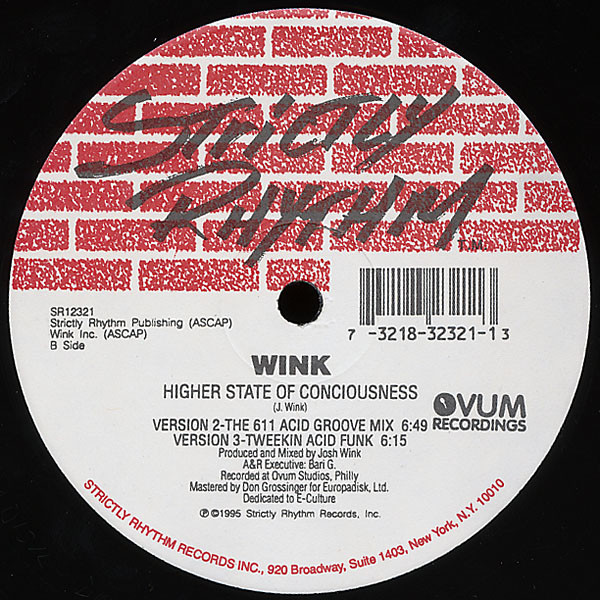 Josh Wink - Higher State Of Consciousness | Strictly Rhythm (SR12321) - 4