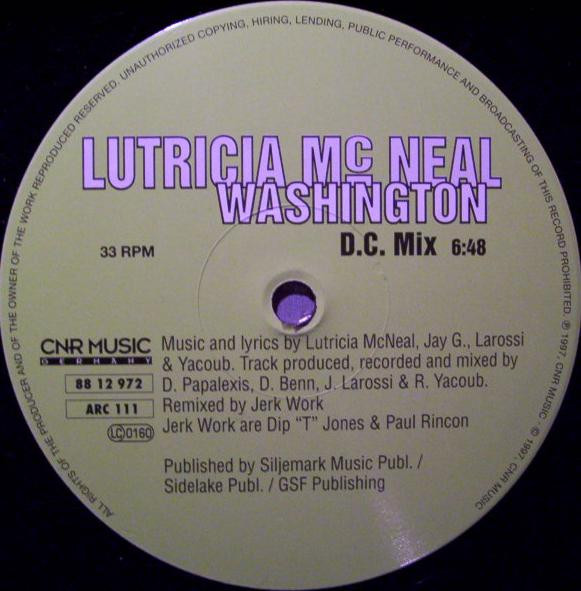 Lutricia McNeal - Washington | CNR Music Germany (88 12 972) - 2