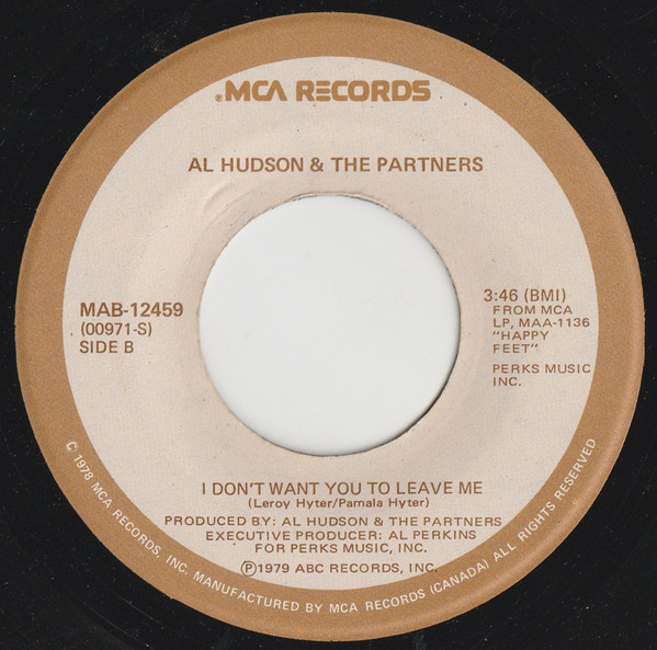Al Hudson & The Partners - You Can Do It | MCA Records (MAB-12459) - 2