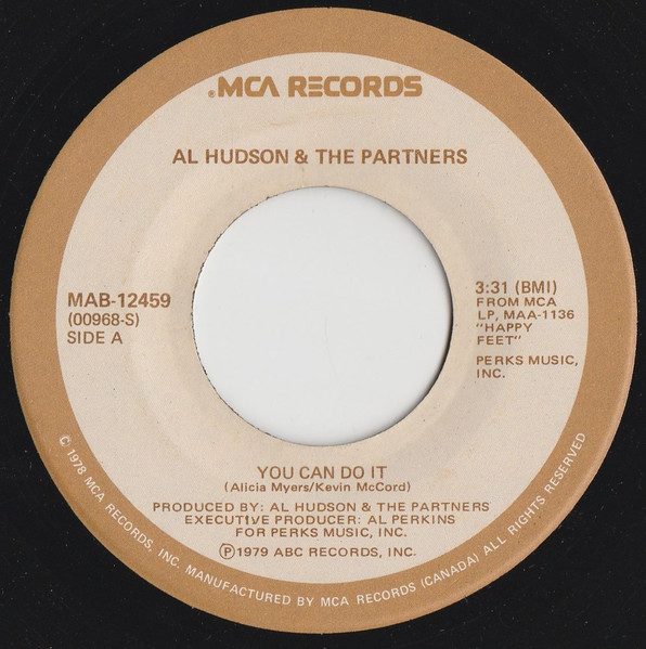 Al Hudson & The Partners - You Can Do It | MCA Records (MAB-12459)
