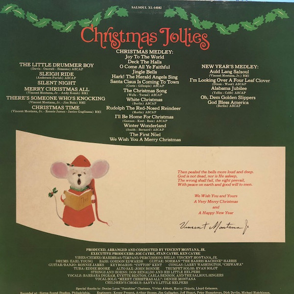 The Salsoul Orchestra - Christmas Jollies | Salsoul Records (XL-14102)