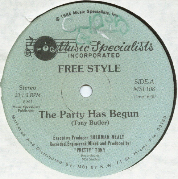 Freestyle - The Party Has Begun | Music Specialists, Inc. (MSI-108)