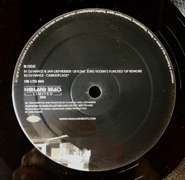 DJ Hansz & Jan Liefhebber - Skyline EP | Highland Beats Technology Music Works (HBLTD 004) - 4