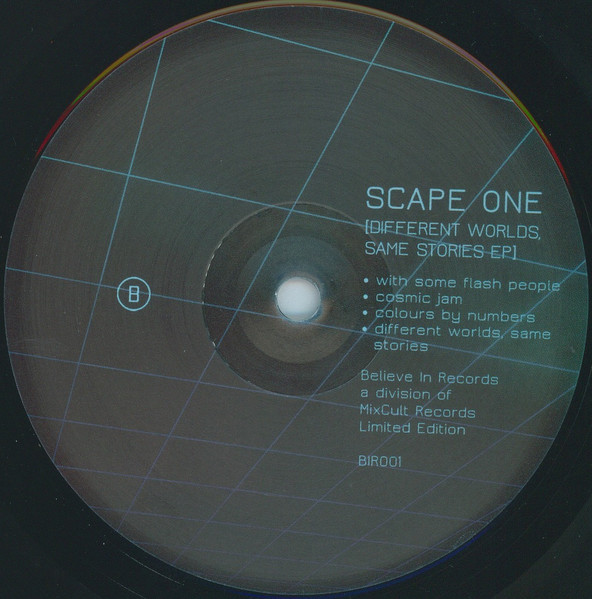 Scape One - Different Worlds, Same Stories EP (USED) | Believe In Records (BIR001) - main
