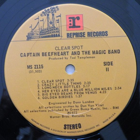 Captain Beefheart And The Magic Band - Clear Spot | Reprise Records (MS 2115) - 4 Captain Beefheart And The Magic Band - Clear Spot | Reprise Records (MS 2115) - 4