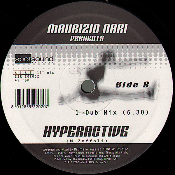 Maurizio Nari - Hyperactive | Spotsound Records (SSR 202002) - 3 Maurizio Nari - Hyperactive | Spotsound Records (SSR 202002) - 3