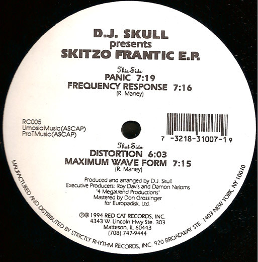 DJ Skull - Skitzo Frantic E.P. | Red Cat Records (RC005)