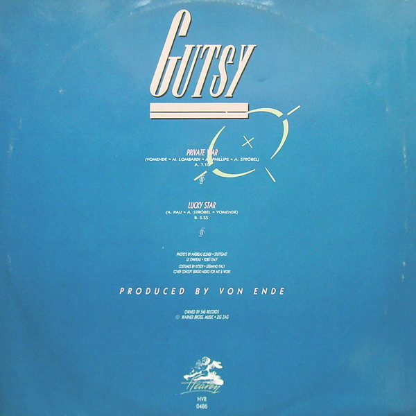 Gutsy - Private War / Lucky Star | Heaven Records (HVR 0486) - 2