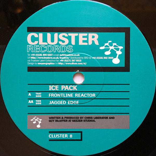 Ice Pack - Frontline Reactor / Jagged Edge | Cluster Records (CLUSTER 8)