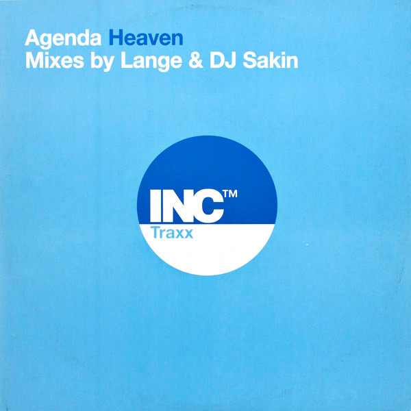 Agenda - Heaven (Mixes By Lange & DJ Sakin) | INCredible (INCRL 16LP)