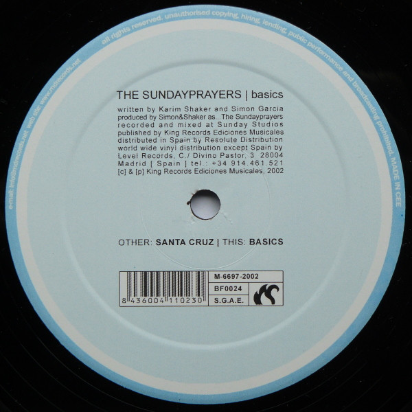 Simon & Shaker As The Sundayprayers - Basics | BeatFreak Recordings (BF0024) - 3 Simon & Shaker As The Sundayprayers - Basics | BeatFreak Recordings (BF0024) - 3