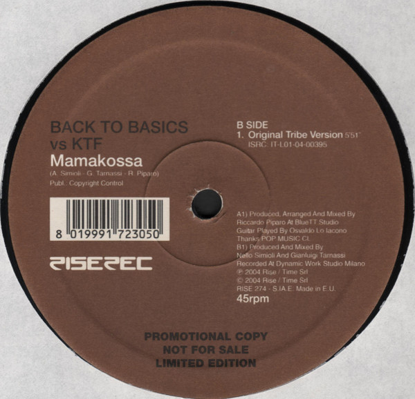 Back To Basics  &  KTF - Mamakossa | Rise (RISE 274) - 2
