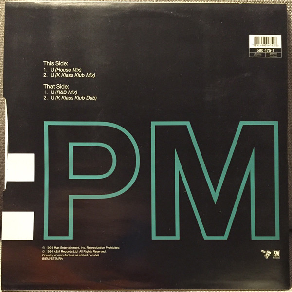 Loni Clark - U | A&M Records (580 475-1) - 2 Loni Clark - U | A&M Records (580 475-1) - 2