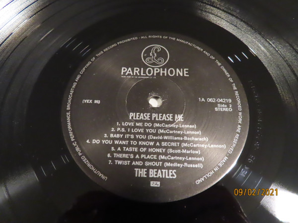 The Beatles - Please Please Me | Parlophone (1A 062-04219) - 4 The Beatles - Please Please Me | Parlophone (1A 062-04219) - 4
