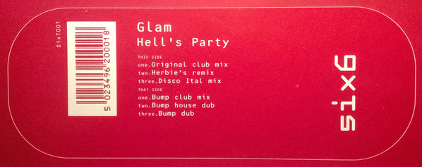 Glam - Hell's Party | Six6 (SixT001) - 5 Glam - Hell's Party | Six6 (SixT001) - 5