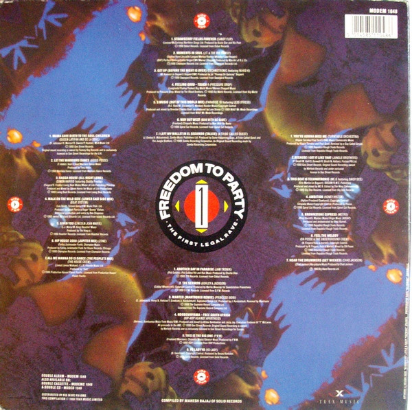 Various - Freedom To Party 1 - The First Legal Rave | Trax Music (MODEM 1048) - 2